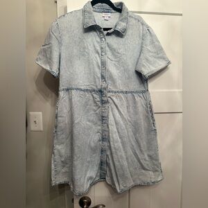 LuLaRoe Ashton Denim Tiered Dress